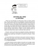 ETAPAS DE LA HISTORIA DEL PERÚ