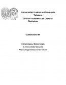 Cuestionario meteorología