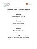 Evidencia de aprendizaje. Juicio Moral