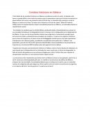 Cambios históricos en México