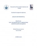 Practica hojas de seguridad y seguridad en el laboraorio