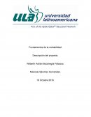 Fundamentos de la contabilidad. Descripción del proyecto