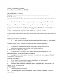 Módulo Conocimiento y Sociedad. Página 1