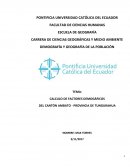 CALCULO DE FACTORES DEMOGÁFICOS DEL CANTÓN AMBATO - PROVINCIA DE TUNGURAHUA