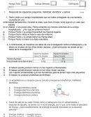 Evaluación Síntesis Ciencias 5to básico