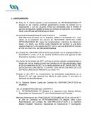 Incumplimientos contractuales