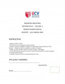 MATEMATICA III SECCION 3 PRIMER EXAMEN PARCIAL
