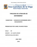CUIDADOS DE ENFERMERÍA NIÑO Y ADOLESCENTE
