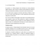 Asunto: Se emite dictamen pericial En materia de Grafoscopía