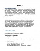 La metodología de enseñanza Inglés 1 (ING105)