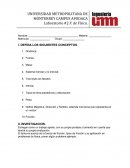 Laboratorio SIN CONTESTAR FISICA