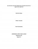 MANEJO DE LOS RECURSOS DEL ESTADO EFICIENTE Y EQUITATIVAMENTE