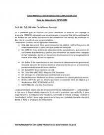 CURSO MANUFACTURA INTEGRADA POR COMPUTADOR (CIM). Página 1
