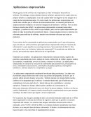 Aplicaciones empresariales