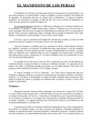 EL MANIFESTO DE LOS PERSAS