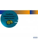 Conflicto interpersonal y negociacion
