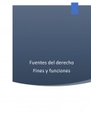 Fuentes, fines y funciones del Derecho