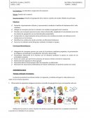 Planificación aúlica. "Estados de la materia"