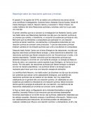 Reportaje sobre las reacciones químicas y enzimas