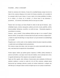Sexualidad.... ¿Placer o contrariedad?. Página 1