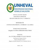 Contrato por persona a nombrar y las arras