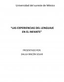Las experiencias del lenguaje en el infante