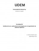 Análisis del uso y aplicación de tecnología para el seguimiento de sistemas logísticos