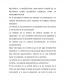 RETÓRICA Y LINGUISTICA