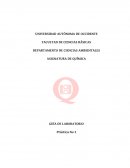 Práctica de Laboratorio No 3 Medida del pH de Disoluciones Acuosas