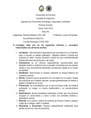 Ingeniería en Prevención de Riesgos, Seguridad y Ambiente Primeros Auxilios