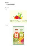 Marketing Tropical juice