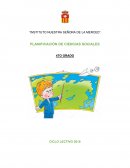 SECUENCIA DIDACTICA LAS SOCIEDADES Y LOS ESPACIOS GEOGRÁFICOS