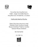 Carta de machu piccchu