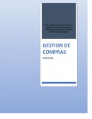 Gestión de compras . Orden de compra