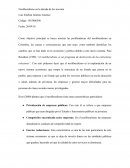 Neoliberalismo en Colombia en la decada de los 90