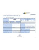 GUÍA DE APRENDIZAJE PARA EL ESTUDIANTE 2018