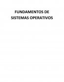 Proyecto final, Fundamento del sistema operativo
