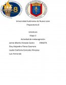 Literatura Etapa 2 Actividad de metacognición