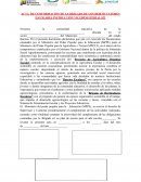 Acta de conformación de la brigada de los horticultores escolares instrucción viceministerial