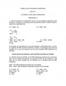 Caso de Economía. LA AGRICULTURA SIGUE AMENAZADA