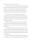 Ingeniería Financiera concepto y campos de aplicación