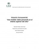 Adopción Homoparental: “Una medida viable pensando en el interés superior del niño”