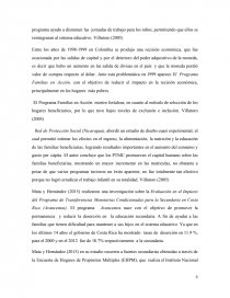 EVALUACIÓN DEL IMPACTO DE LOS PROGRAMAS DE TRANSFERENCIA MONETARIA CONDICIONADA EN LA REDUCCIÓN DE LA POBREZA EN HONDURAS (2009-2013). Página 9