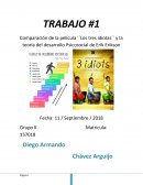 Comparación de la película ´´Los tres idiotas´´ y la teoría del desarrollo Psicosocial de Erik Erikson
