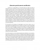 Alimentos genéticamente modificados