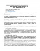 DISEÑO DE UNA PROPUESTA DE MARKETING MIX PARA UNA IDEA DE NEGOCIO DE UNA TIENDA DE TATTOO