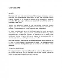 CASO MONSANTO. Página 1