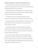 MOVIMIENTOS INDÍGENAS: CONSTITUCIÓN HISTÓRICO-POLÍTICA