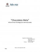 “Chocolates Mela” Informe Final TIG Negocios Internacionales