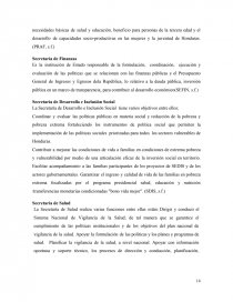 EVALUACIÓN DEL IMPACTO DE LOS PROGRAMAS DE TRANSFERENCIA MONETARIA CONDICIONADA EN LA REDUCCIÓN DE LA POBREZA EN HONDURAS (2009-2013). Página 14